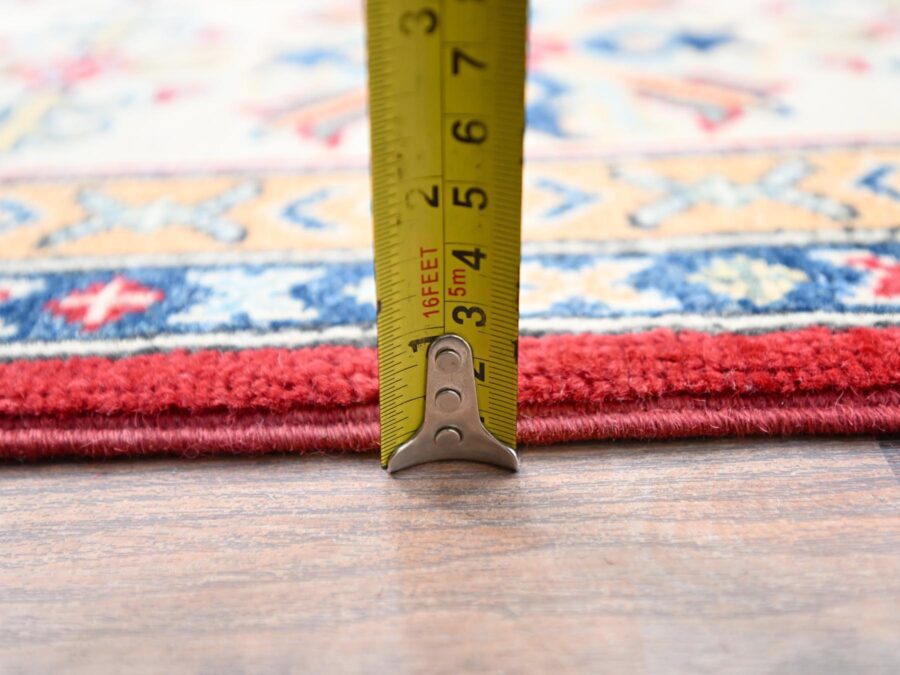 8'2"x10',Goji Berry Red,Velvety And Soft Organic wool,Hand Knotted Oriental Rug - Image 10